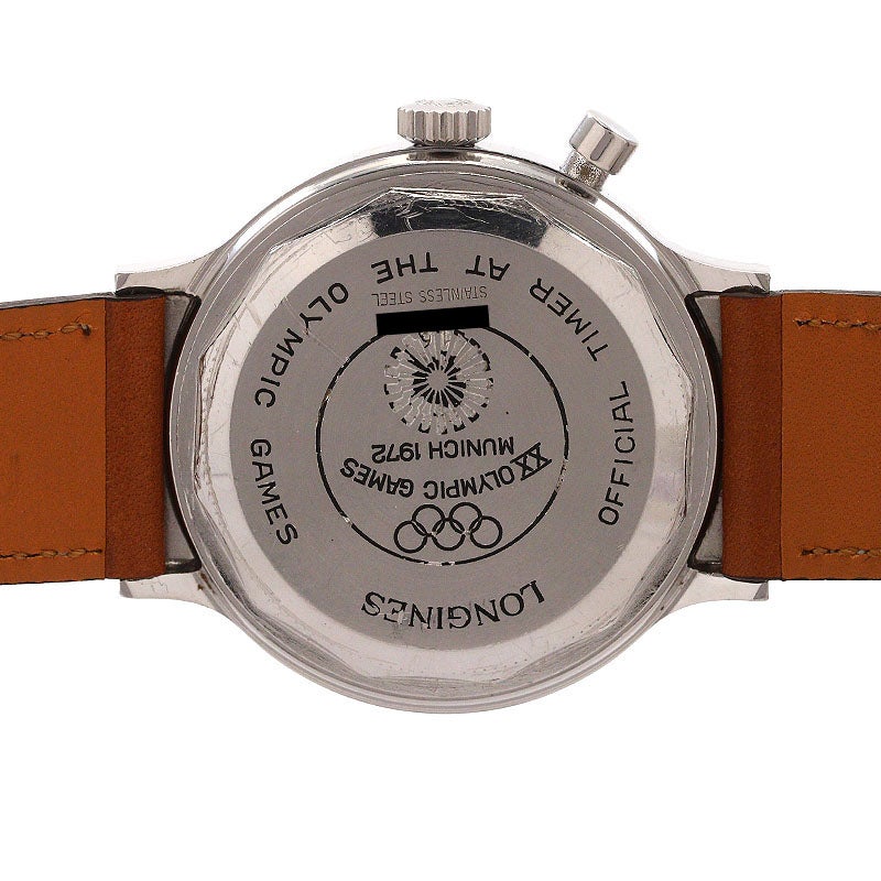【中古】LONGINES CONQUEST MONOPUSHER CHRONOGRAPH 1972 MUNICH OLYMPICS COMMEMORATION ロンジン コンクエスト モノプッシャー クロノグラフ 1972 ミュンヘンオリンピック記念モデル 8613-1