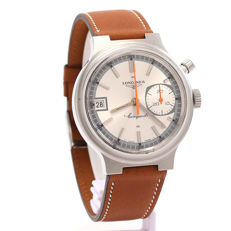 【中古】LONGINES CONQUEST MONOPUSHER CHRONOGRAPH 1972 MUNICH OLYMPICS COMMEMORATION ロンジン コンクエスト モノプッシャー クロノグラフ 1972 ミュンヘンオリンピック記念モデル 8613-1