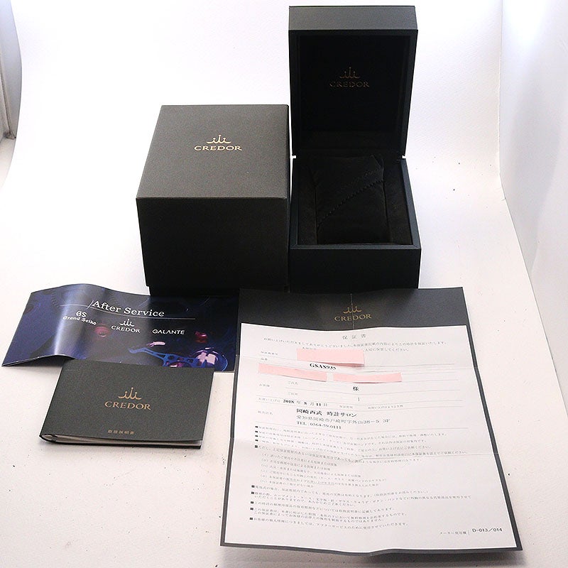 【中古】CREDOR LINEARX クレドール リネアルクス GSAS935 (4J81-0AY0)