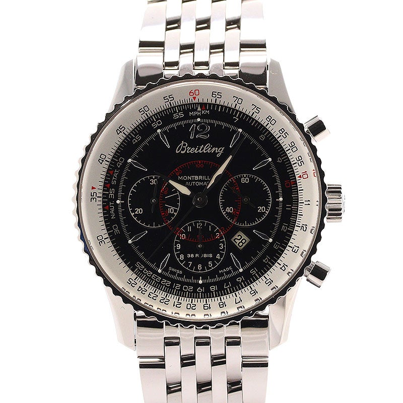 【中古】BREITLING NAVITIMER MONTBRILLANT DATE ブライトリング ナビタイマー モンブリラン デイト A4133012/B408/422A (A414B08NP)