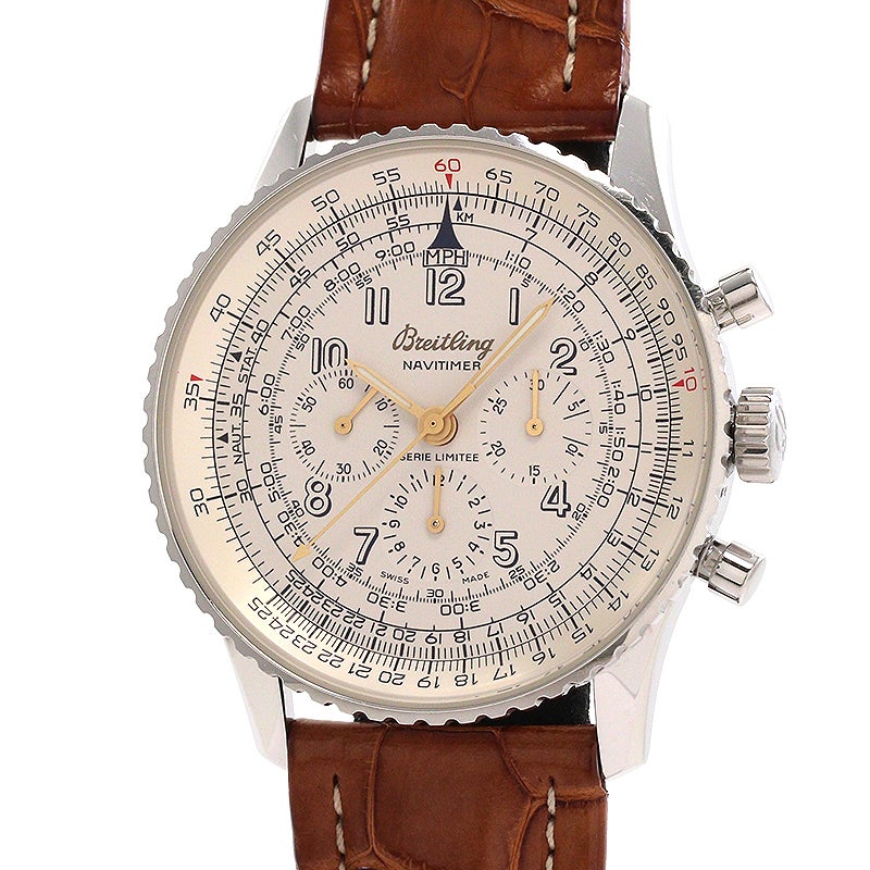 【中古】BREITLING OLD NAVITIMER MECANIQUE 50s JAPAN LIMITED EDITION ブライトリング オールドナビタイマー メカニック 50s 日本限定 A1102212/G203/540P (A11022.1 / A120GNMWBA)