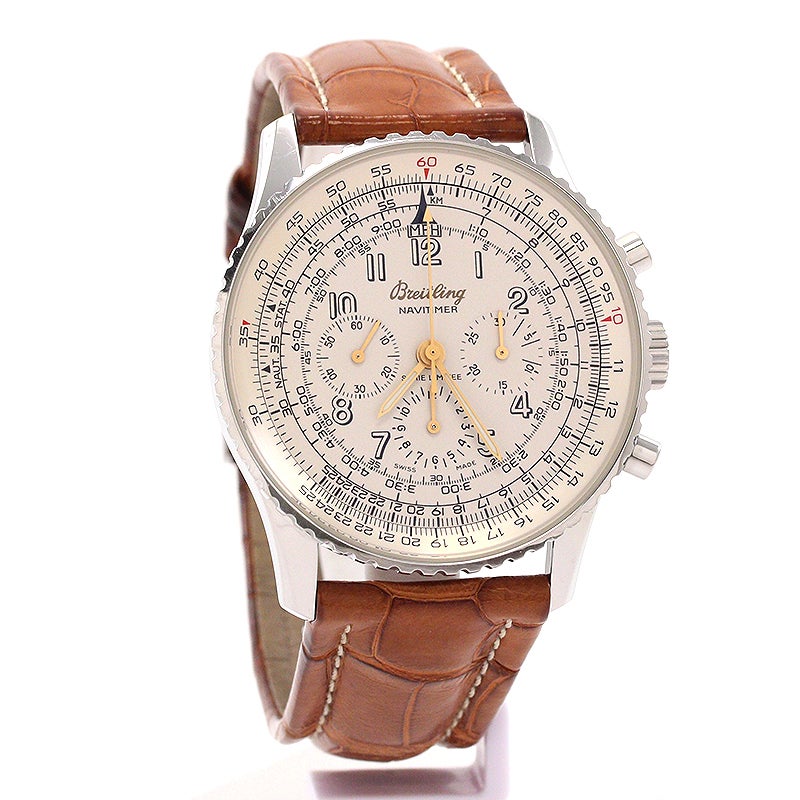 【中古】BREITLING OLD NAVITIMER MECANIQUE 50s JAPAN LIMITED EDITION ブライトリング オールドナビタイマー メカニック 50s 日本限定 A1102212/G203/540P (A11022.1 / A120GNMWBA)