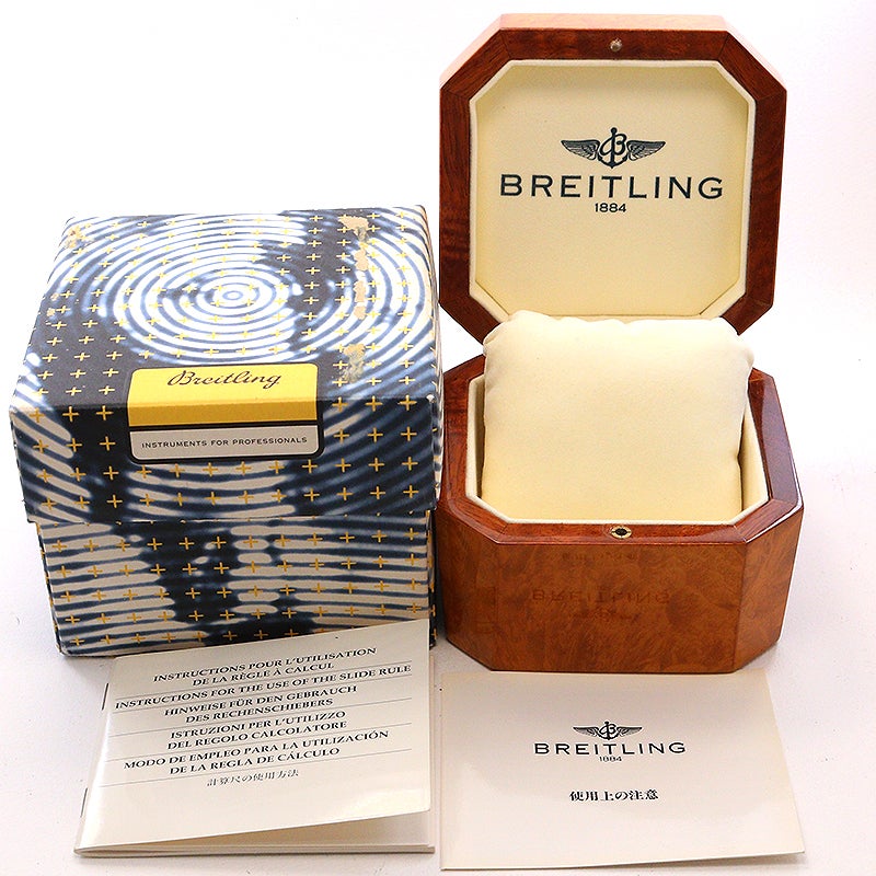 【中古】BREITLING OLD NAVITIMER MECANIQUE 50s JAPAN LIMITED EDITION ブライトリング オールドナビタイマー メカニック 50s 日本限定 A1102212/G203/540P (A11022.1 / A120GNMWBA)