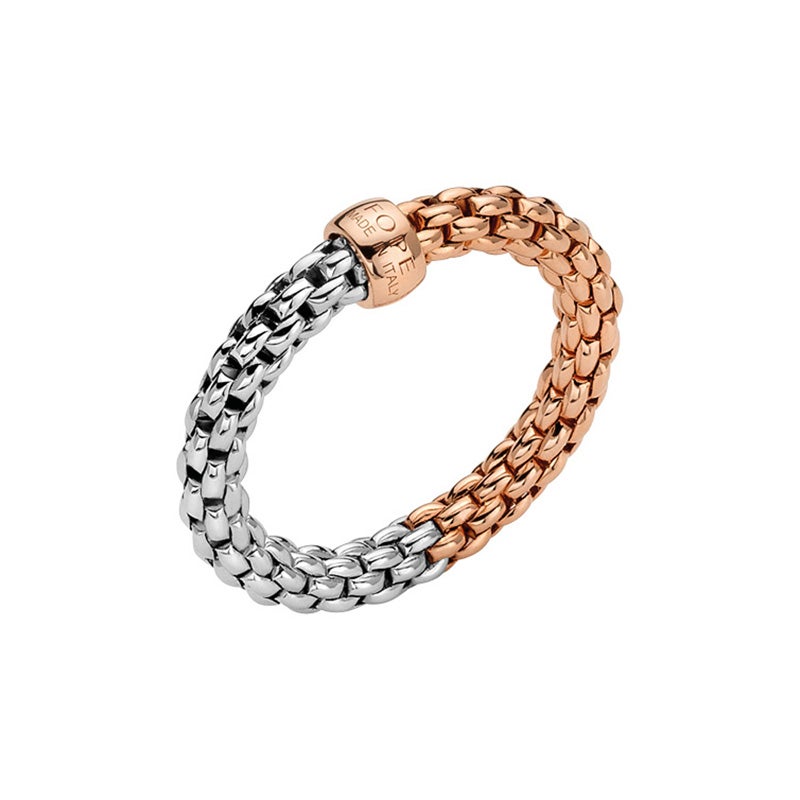 FOPE ESSENTIAL COLLECTION FLEX'IT フォッペ エッセンシャル コレクション フレグジット バイカラーリング M ラウンドメッシュ 06E08AX_XX_1_XRX_00M