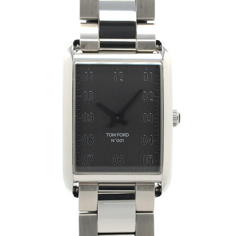 【中古】TOM FORD N.001 POLISHED GUNMETAL トムフォード N.001 ポリッシュド ガンメタル TF0120276936 (TFT001017)