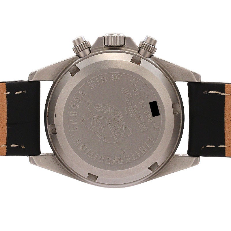 【中古】FORTIS OFFICIAL COSMONAUTS CHRONOGRAPH ANDORA MIR 97 フォルティス オフィシャル コスモノート クロノグラフ アンドラ ミール 97 602.22.142