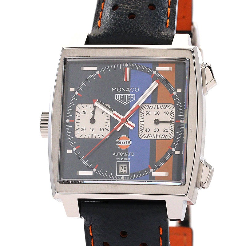 【中古】TAG HEUER HEUER MONACO CALIBRE 11 CHRONOGRAPH GULF SPECIAL EDITION タグ・ホイヤー ホイヤー モナコ キャリバー 11 クロノグラフ ガルフ スペシャルエディション CAW211R.FC6401