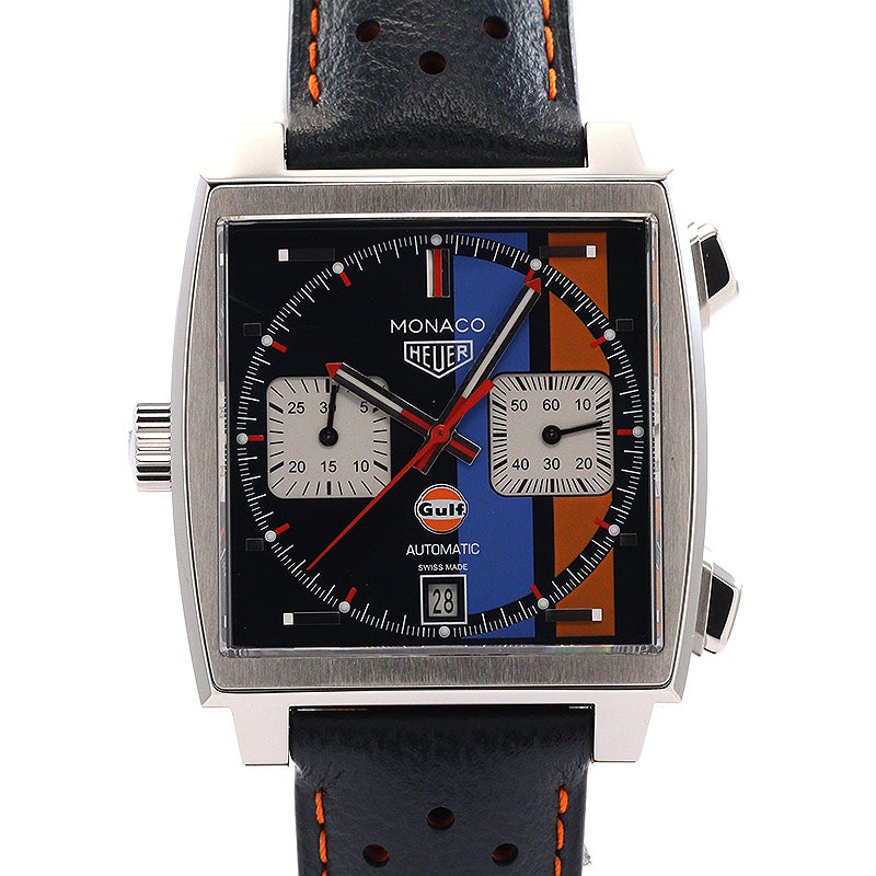 【中古】TAG HEUER HEUER MONACO CALIBRE 11 CHRONOGRAPH GULF SPECIAL EDITION タグ・ホイヤー ホイヤー モナコ キャリバー 11 クロノグラフ ガルフ スペシャルエディション CAW211R.FC6401