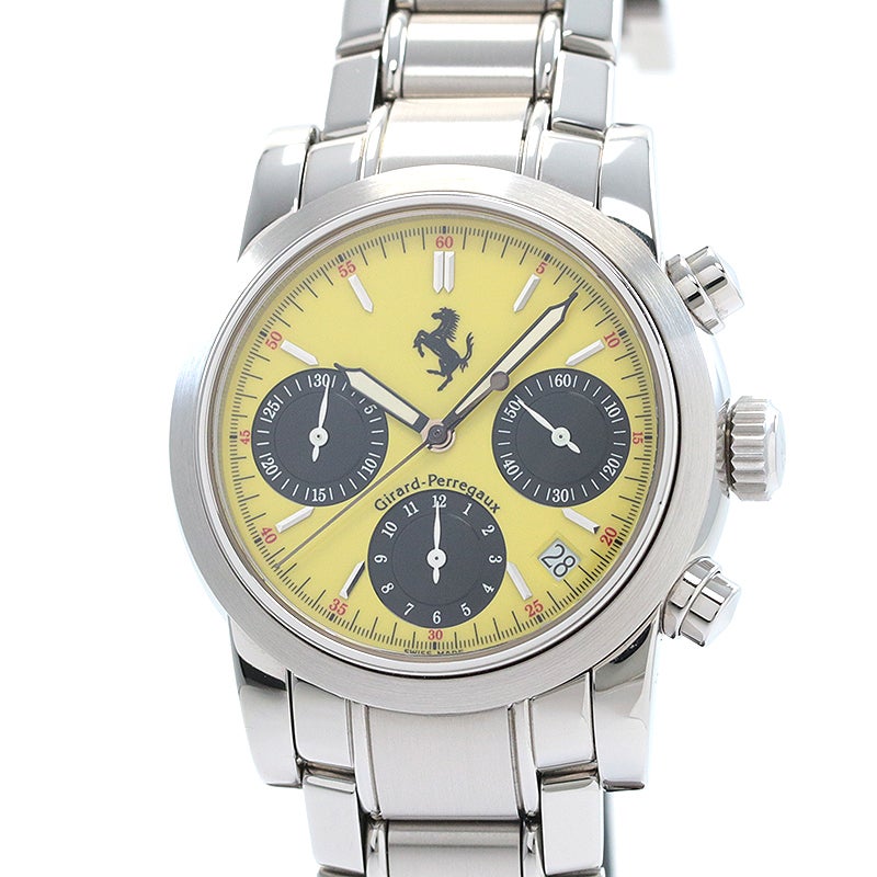 【中古】GIRARD-PERREGAUX FERRARI CHRONOGRAPH ジラールペルゴ フェラーリ クロノグラフ 8020
