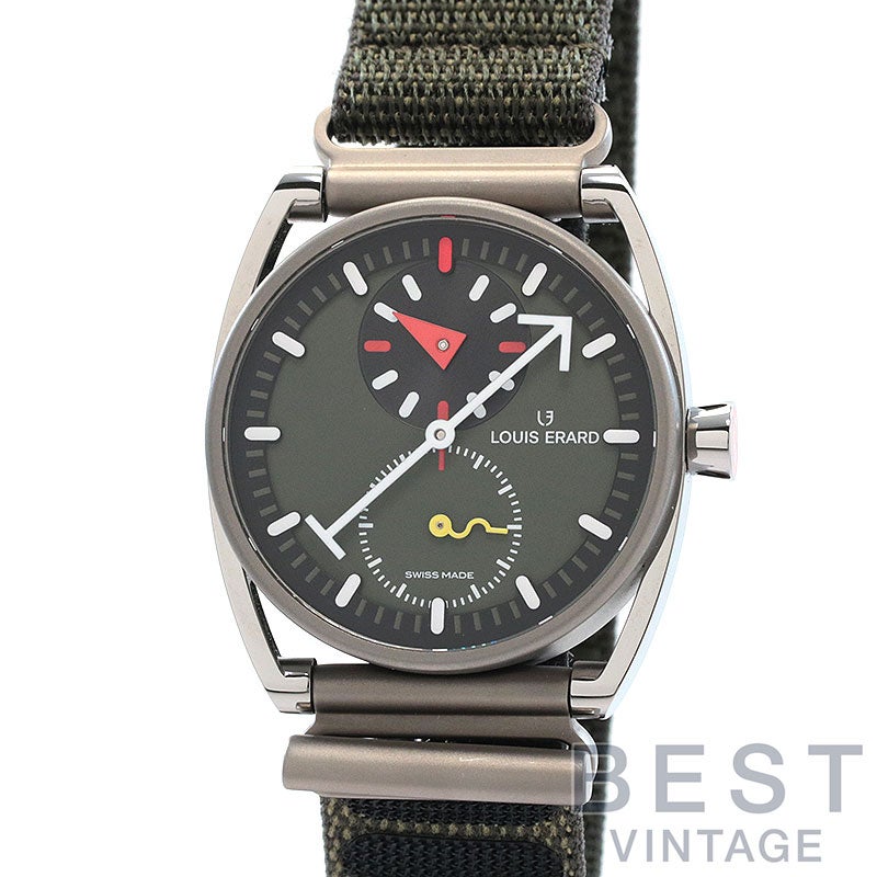 【中古】LOUIS ERARD EXCELLENCE LIMITED EDITION ALAIN SILBERSTEIN KHAKI ルイ・エラール エクセレンス リミテッドエディション レギュレーター アラン・シルベスタイン カーキ LE85358TT06BTT89