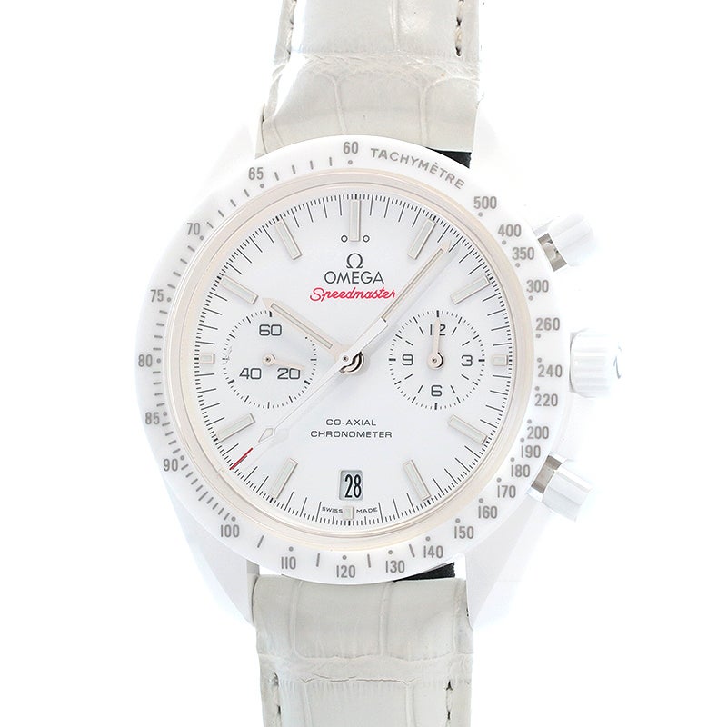 【純正品】 OMEGA オメガ ホワイトサイドオブザムーン サイズMストラップ 中古】OMEGA SPEEDMASTER WHITE SIDE OF THE MOON 44.25MM オメガ