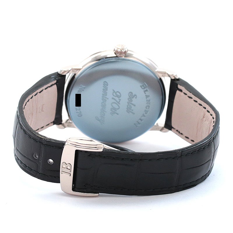 【中古】BLANCPAIN VILLERET ULTRAPLATE SOLEIL 270TH ANNIVERSARY LIMITED ブランパン ヴィルレ ウルトラスリム ソレイユ 270周年記念限定 6223A-1542-55B (N06223A015042N055B)