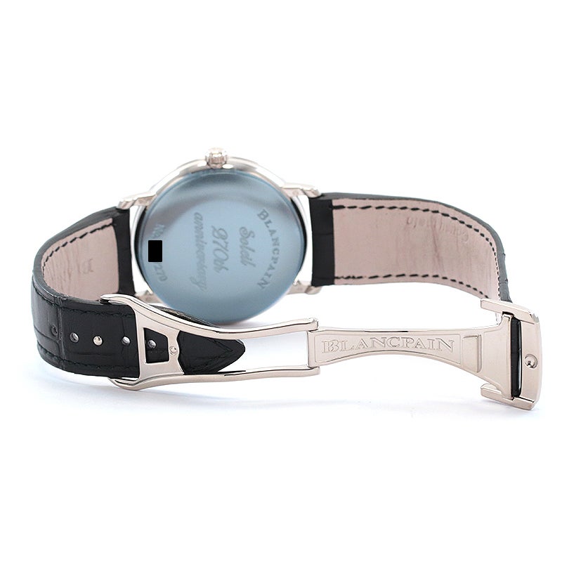 【中古】BLANCPAIN VILLERET ULTRAPLATE SOLEIL 270TH ANNIVERSARY LIMITED ブランパン ヴィルレ ウルトラスリム ソレイユ 270周年記念限定 6223A-1542-55B (N06223A015042N055B)