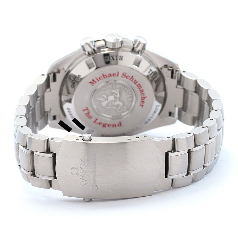 【中古】OMEGA SPEEDMASTER RACING 42MM MICHAEL SCHUMACHER THE LEGEND オメガ スピードマスター レーシング 42MM ミハエル・シューマッハ レジェンド 3559.32.00