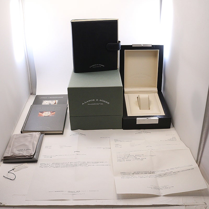 中古】A.LANGE & SOHNE LANGE 1 MOON PHASE A.ランゲ＆ゾーネ ランゲ1