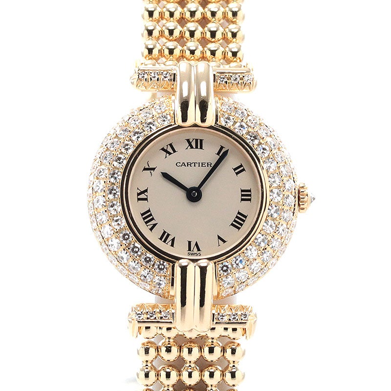 中古】CARTIER COLISEE JEWELRY WATCH 23.5MM カルティエ コリゼ
