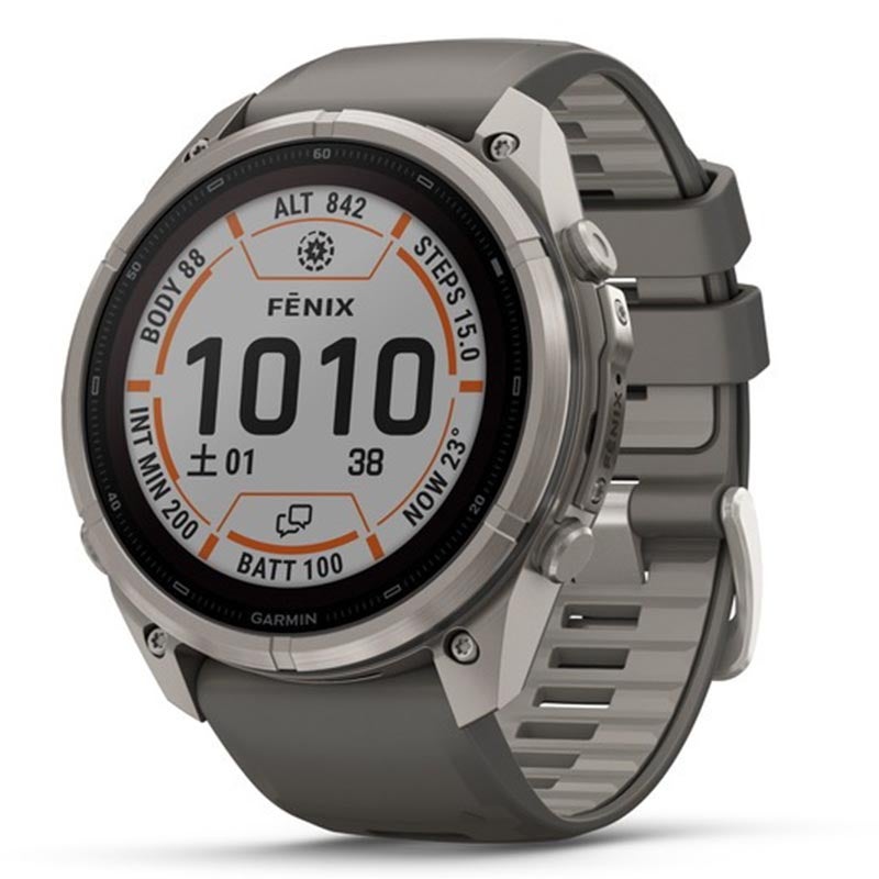 GARMIN fenix 9 Pro inReach Dual Power 51mm Ti Pebble Gray ガーミン