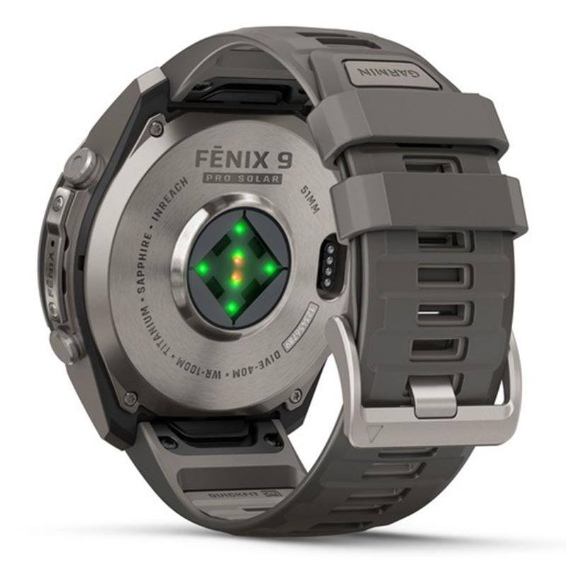 GARMIN fenix 9 Pro inReach Dual Power 51mm Ti Pebble Gray ガーミン