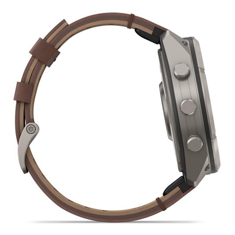 GARMIN fenix 9 Pro inReach AMOLED 51mm Ti Leather Band ガーミン