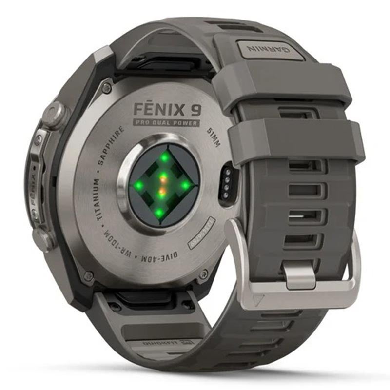 GARMIN fenix 9 Pro Dual Power 51mm Ti Pebble Gray ガーミン