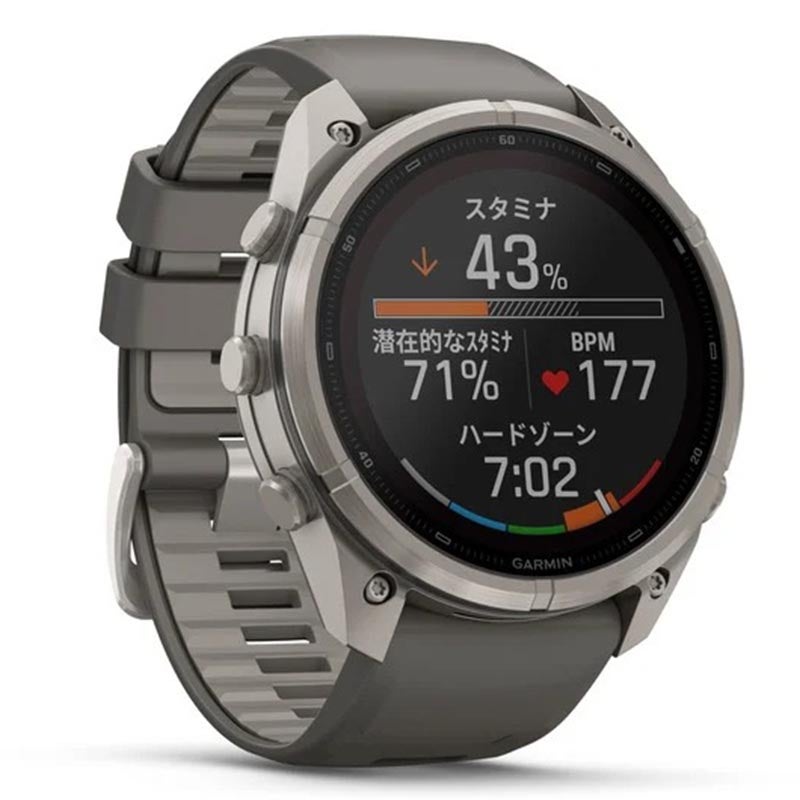GARMIN fenix 9 Pro Dual Power 51mm Ti Pebble Gray ガーミン