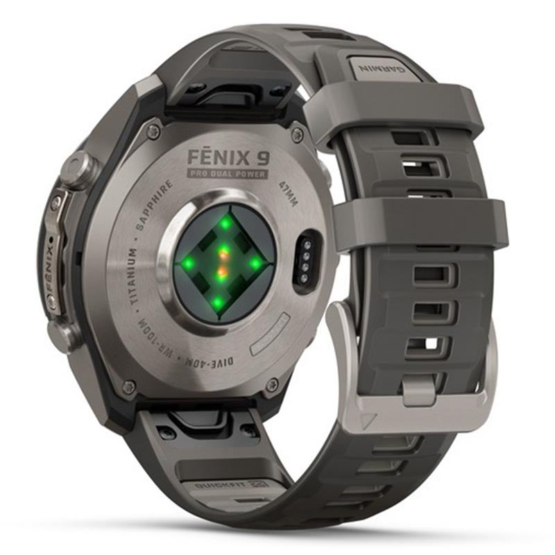 GARMIN fenix 9 Pro Dual Power 47mm Ti Pebble Gray ガーミン