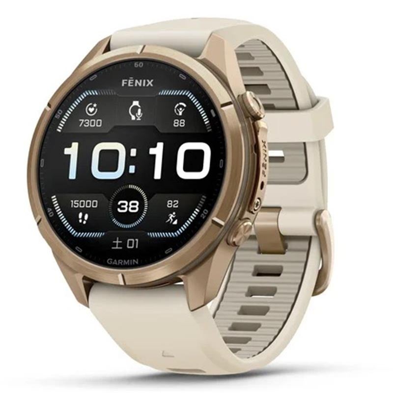 GARMIN fenix 9 Pro AMOLED 43mm Gold Ti Cream ガーミン フェニックス