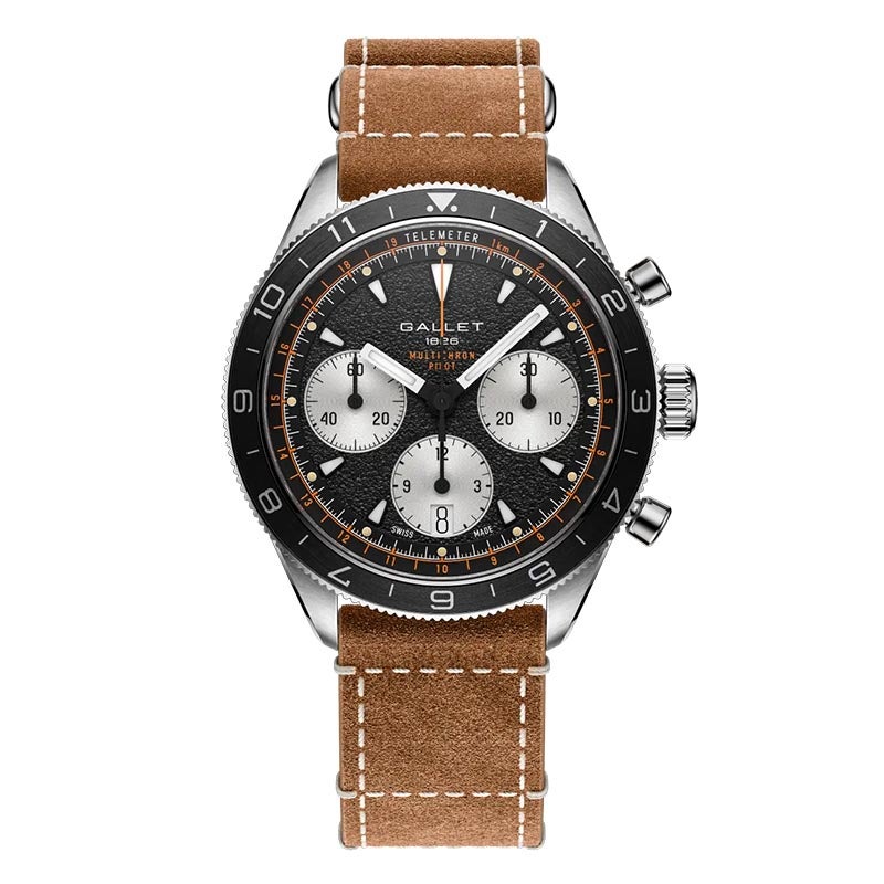 GALLET MULTICHRON PILOT CHRONOGRAPH 42 ギャレ マルチクロン