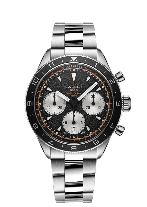GALLET MULTICHRON PILOT CHRONOGRAPH 42 ギャレ マルチクロン