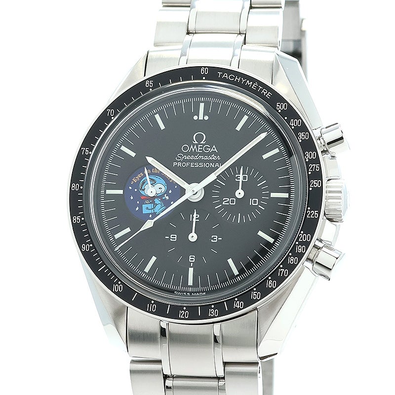 中古】OMEGA SPEEDMASTER PROFESSIONAL MOONWATCH SNOOPY AWARD オメガ
