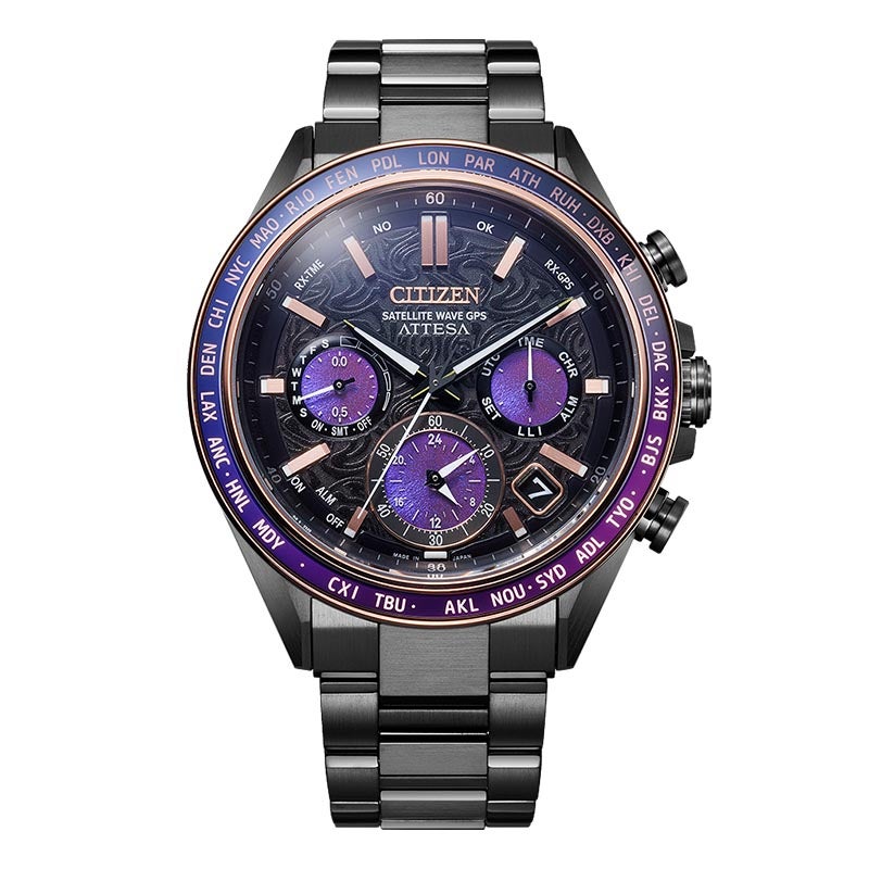 【新品チタン】スポア アビス CITIZEN ATTESA ACT Line Black Titanium Series シチズン アテッサ