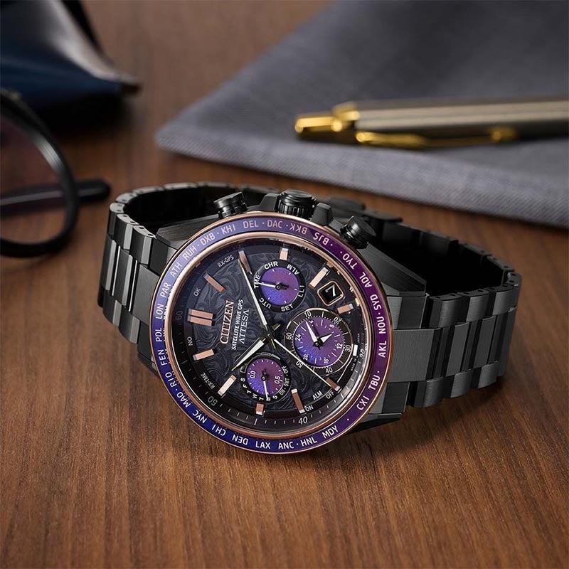 CITIZEN ATTESA ACT Line Black Titanium Series シチズン アテッサ アクトライン ブラックチタンシリーズ CC4085-81Z