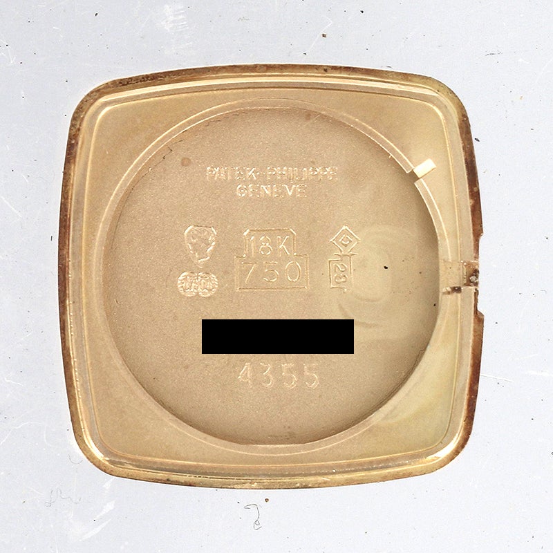 【中古】PATEK PHILIPPE VINTAGE MECHANICAL CUSHION SHAPE WATCH DAKOTA JASPER DIAL パテック・フィリップ ヴィンテージ メカニカル クッション シェイプ ウォッチ ダコタ ジャスパー ダイヤル 4355J-201