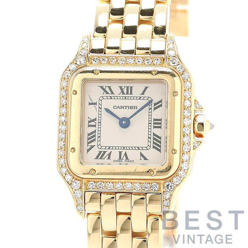 【中古】CARTIER PANTHERE DE CARTIER JEWELRY WATCH SMALL MODEL カルティエ パンテール ドゥ カルティエ ジュエリー ウォッチ SM 88850000 (866911)