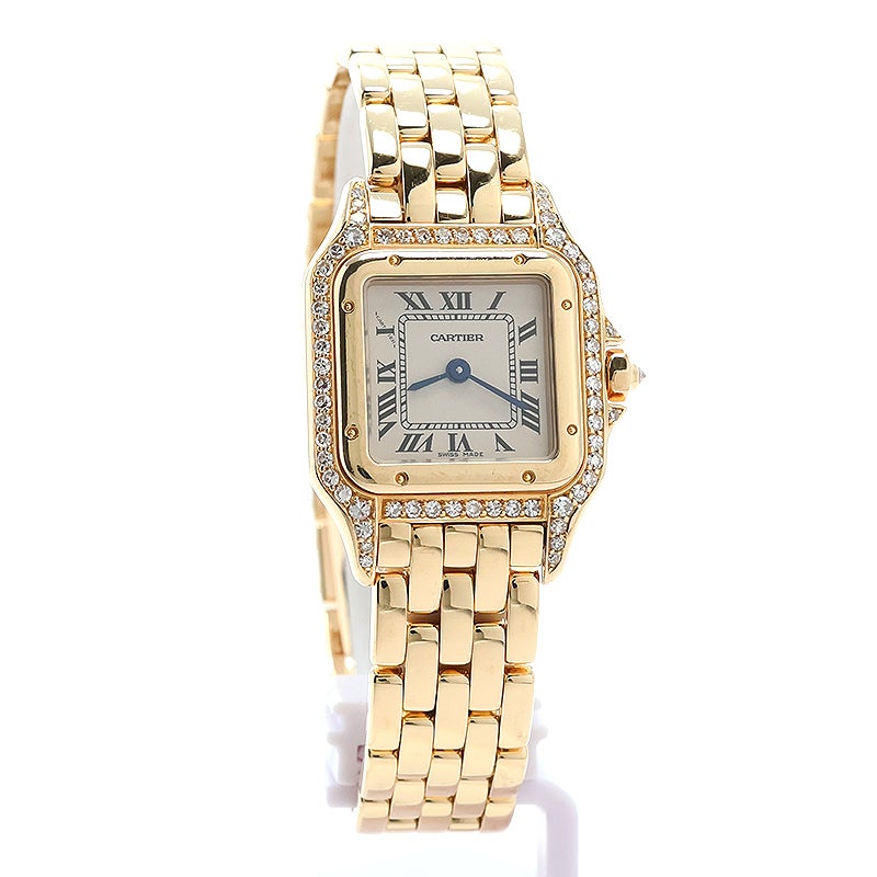 中古】CARTIER PANTHERE DE CARTIER JEWELRY WATCH SMALL MODEL