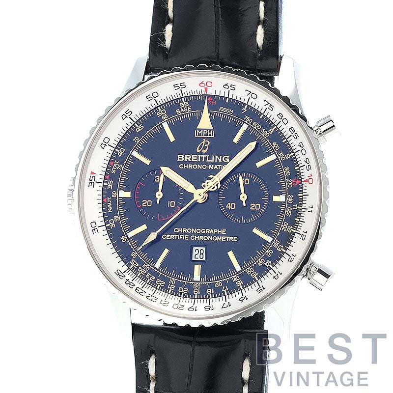 【中古】BREITLING NAVITIMER CHRONO-MATIC LIMITED EDITION ブライトリング ナビタイマー クロノマチック リミテッドエディション A4135012/B704/744P (A410BCMWBD)