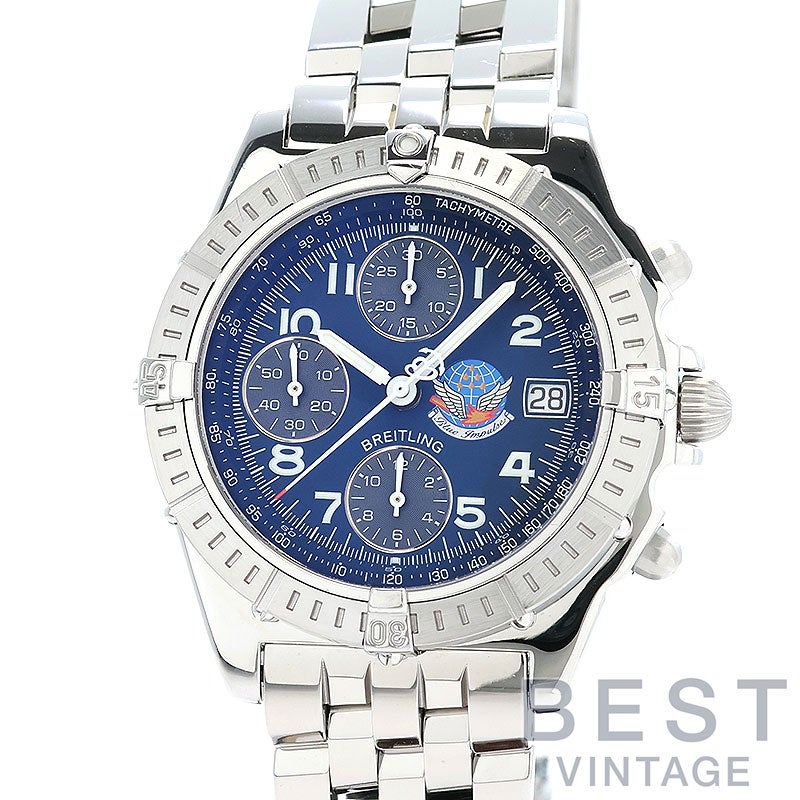 【中古】BREITLING CHRONOMAT BLUE IMPULSE ブライトリング クロノマット ブルーインパルス A13353 (A140CBIPAS)