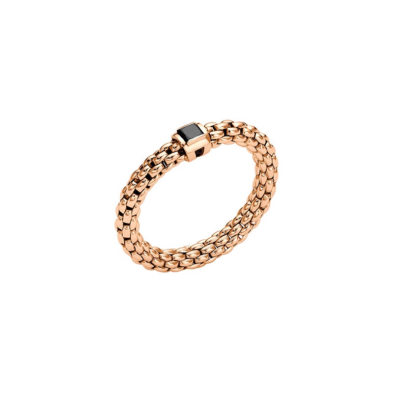 FOPE SOUL COLLECTION FLEX'IT フォッペ ソウルズ コレクション フレグジット リング M ブラックダイヤモンド 09E08AX_BN_R_XRX_00M