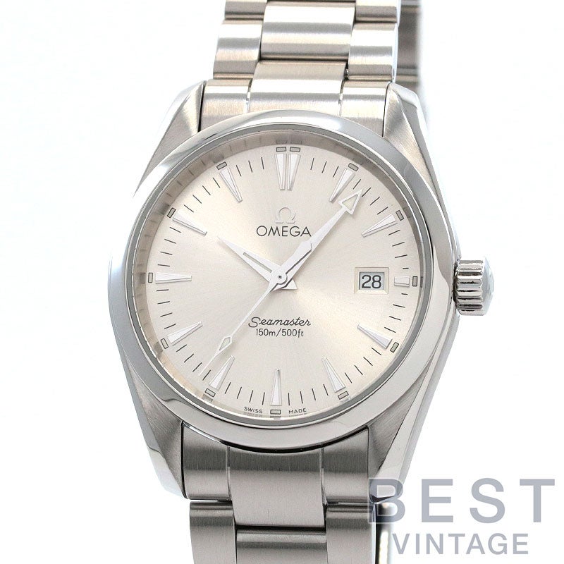 【中古】OMEGA SEAMASTER AQUA TERRA 150M QUARTZ 36.2MM オメガ シーマスター アクアテラ 150M クォーツ 36.2MM 2518.30.00