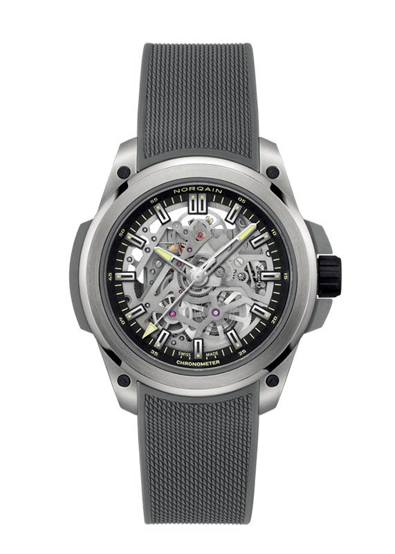 NORQAIN WILD ONE SKELETON TITANIUM Black DLC Titanium Folding Clasp ノルケイン ワイルド ワン スケルトン チタニウム ブラック DLC チタニウム フォールディングクラスプ N3001.26T01.B01.R03