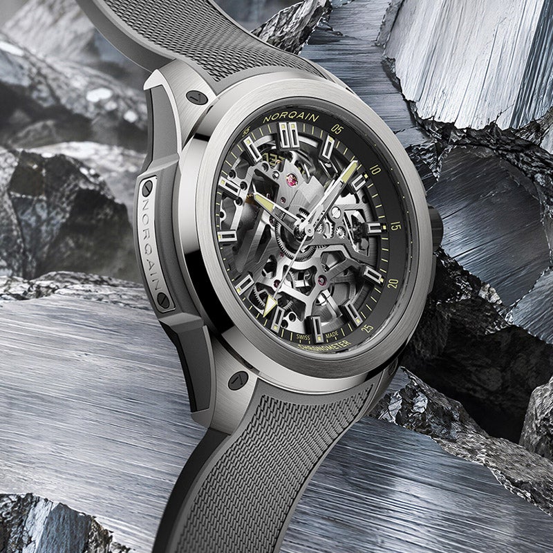 NORQAIN WILD ONE SKELETON TITANIUM Black DLC Titanium Folding