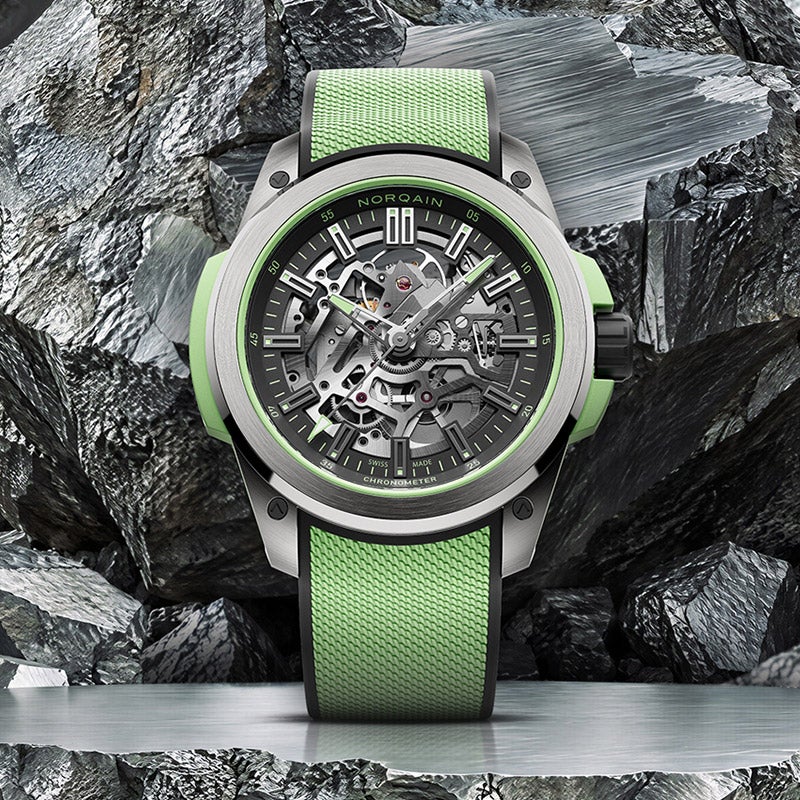 NORQAIN WILD ONE SKELETON TITANIUM Black DLC Titanium Folding