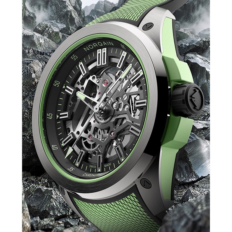 NORQAIN WILD ONE SKELETON TITANIUM Black DLC Titanium Folding