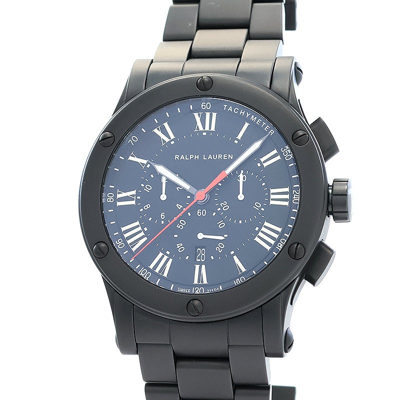 中古】RALPH LAUREN SPORTING COLLECTION CHRONOGRAPH CERAMIC 44.8MM