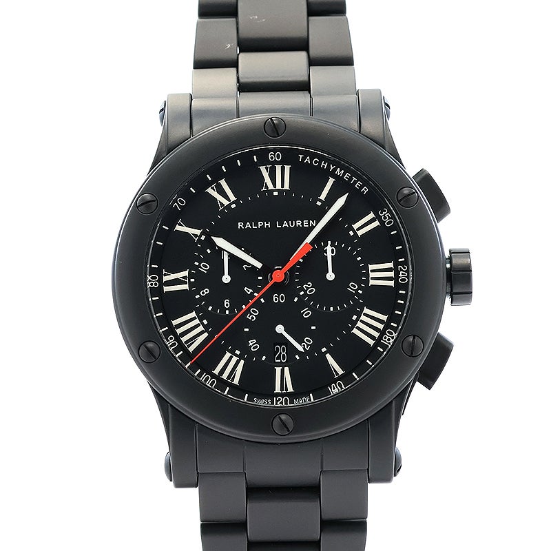 (ナバホシリーズ　コンチョ）ラルフローレン　スプーン3本（中古） 中古】RALPH LAUREN SPORTING COLLECTION CHRONOGRAPH CERAMIC 44.8MM