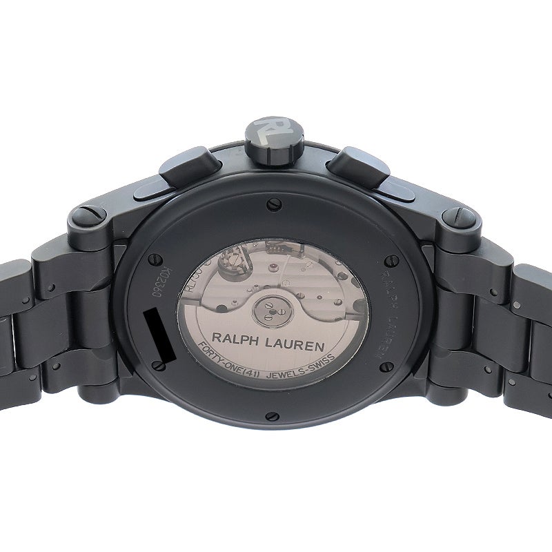 中古】RALPH LAUREN SPORTING COLLECTION CHRONOGRAPH CERAMIC 44.8MM