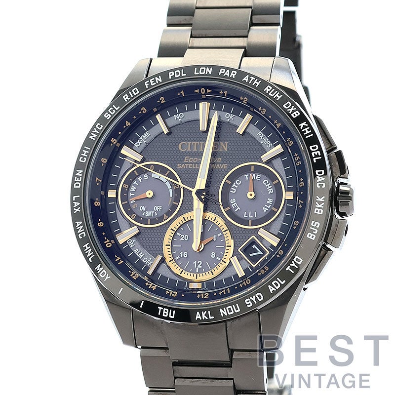 【中古】CITIZEN ATTESA ACT LINE ECO-DRIVE GPS F900 LIMITED EDITION シチズン アテッサ エコ・ドライブGPS F900 限定モデル CC9017-59F (F900-T1021557)
