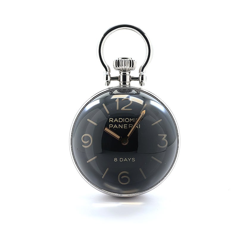 【中古】OFFICINE PANERAI RADIOMIR TABLE CLOCK SPHERE 65MM オフィチーネ・パネライ ラジオミール テーブルクロック 65MM PAM00581