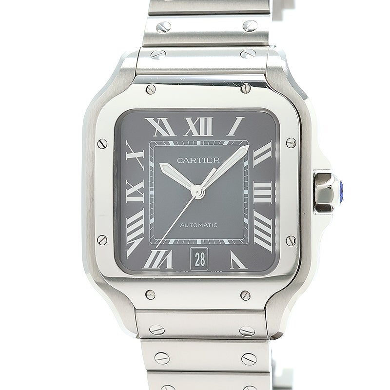 中古】CARTIER SANTOS DE CARTIER LARGE MODEL カルティエ サントス