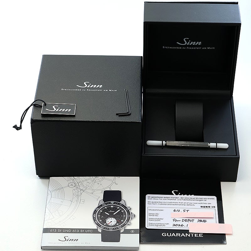 中古】SINN THE DIVING CHRONOGRAPH 613 ST ジン ダイビングクロノ
